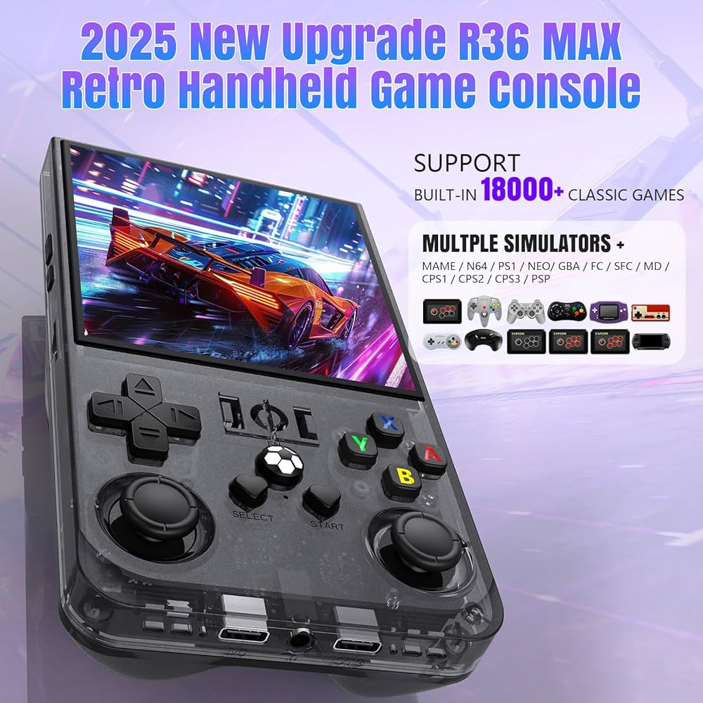 2025 - R36MAX - Retro Handheld Game Console